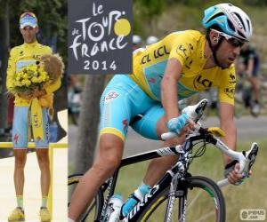 Puzzle Vincenzo Nibali, πρωταθλητής του Tour de France 2014